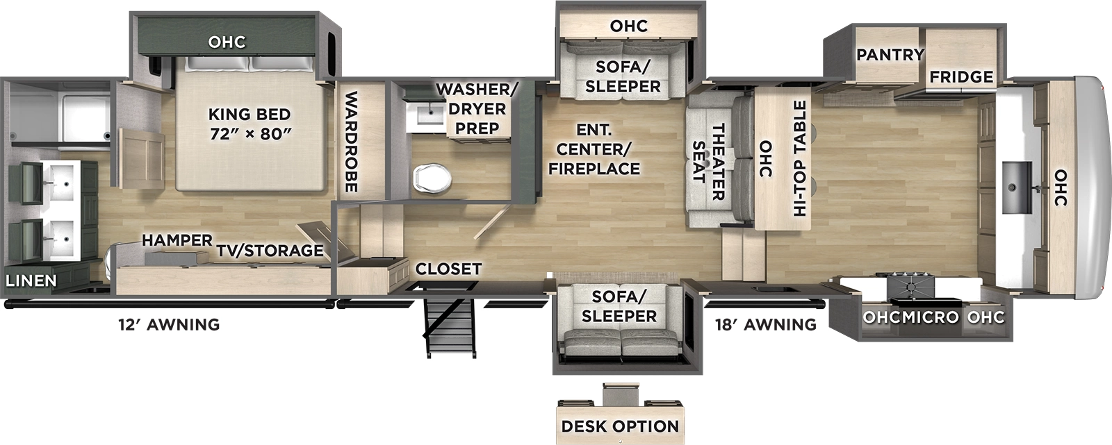 Puma Mesa 388FKH Floorplan